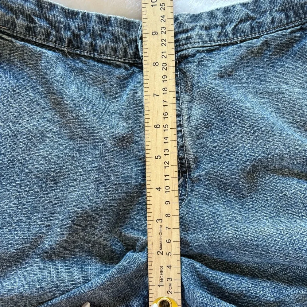 Rare Vintage 2001 Women's Levi's Denim Jean Shorts Size 10 Zipper Fly (32x4.5) - Picture 11 of 16
